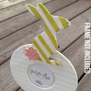 Coton Colors Happy Everything Mini Rabbit Striped Easter Attachment Green